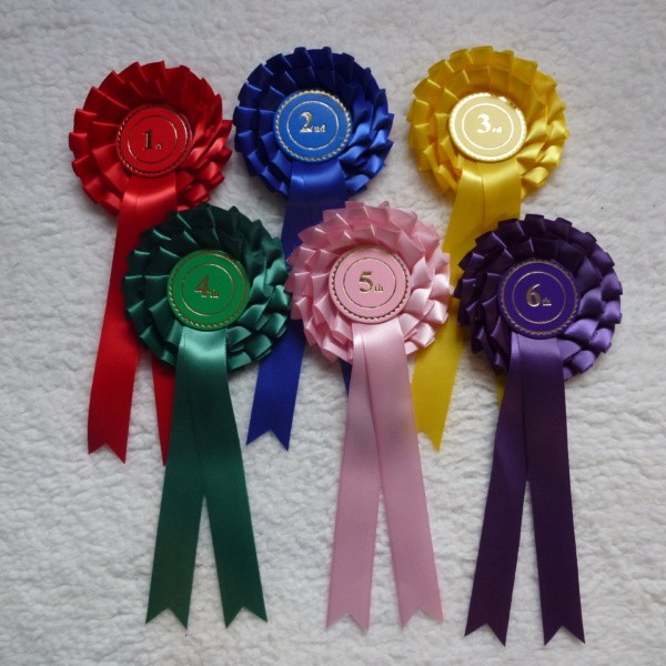 2 Tier Set of 1st - 6th Stock Rosettes