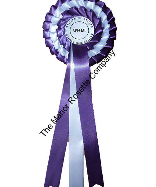 3 Tier Kent Personalised Special Rosette